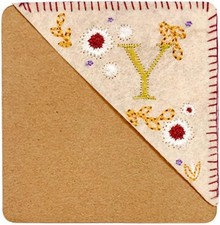 Hand‑Embroidered Felt Corner