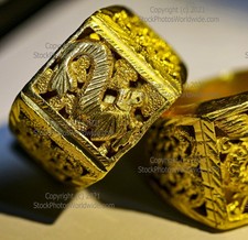 22k Pinky Ring Pure Gold Solid