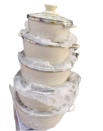 Marble coated cookware - pc,