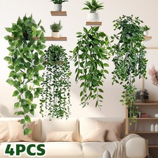 4X Artificial Hanging Plants