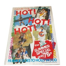 HOT HOT HOT magazine 1982 Frankie Goes to Hollywood Spandau Ballet Duran Duran