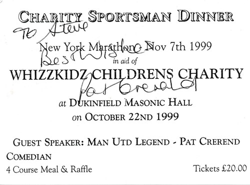 Signed charity sportsmen - signed,