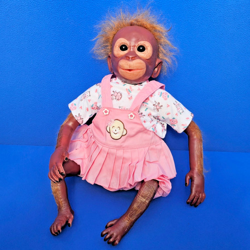 Reborn monkey vinyl doll - vinyl,