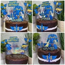 WH Blue Inspired Acrylic Cake