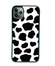 Cow print Phone Case For iPhone / Samsung silicone side cover farm animal