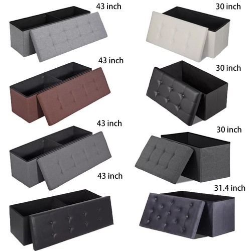 Storage ottoman bench foot - ottoman,