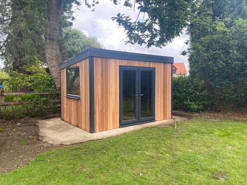 Heavy duty cedar garden room - duty,