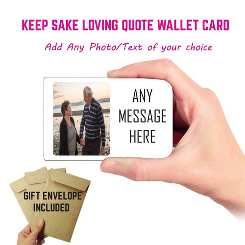 Photo metal wallet card gift - metal,