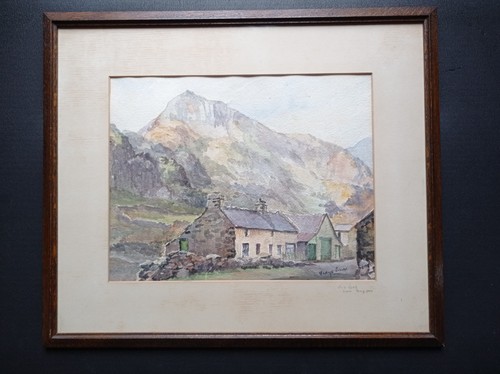Old original watercolour - old,