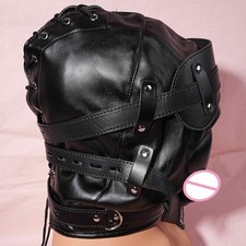 Gag Mask Head Harness Hood