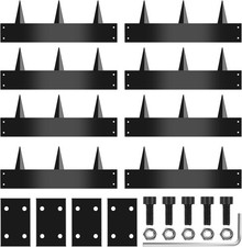 10pcs Steel Lawn Edging 50cm Garden Border Weathering Steel Landscape Edger