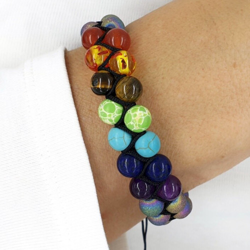 Chakra bracelet crystal - chakra,