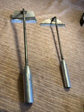 2x Blacksmiths Projects Onion Hoe’s  Stainless Steel Aluminium Handles