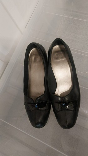 Womens ladies black - ladies, leather