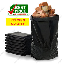 Black Rubble Sacks Builders Rubbish Waste Heavy Duty Strong Bags Bulk Large