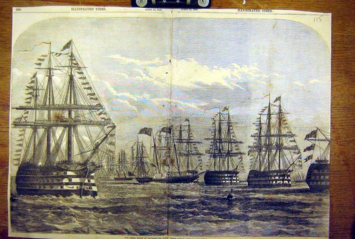 Original old antique print - original,