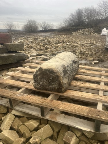 Reclaimed half round coping - reclaimed,