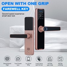 Smart Biometric Fingerprint Door Lock APP Card Electronic Keyless Door Lock Home