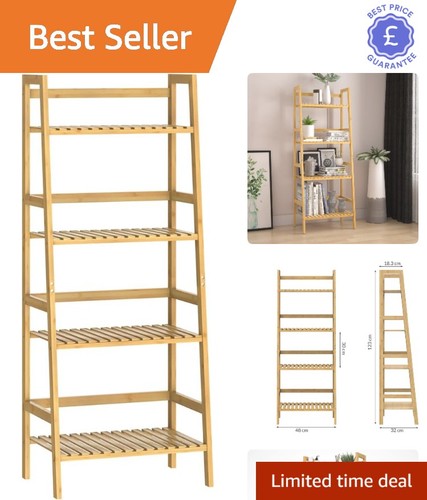 Elegant tier bamboo shelving - elegant,