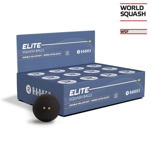 Raquex squash balls double - balls,