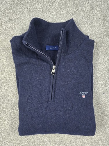 Gant mens half - zip, navy