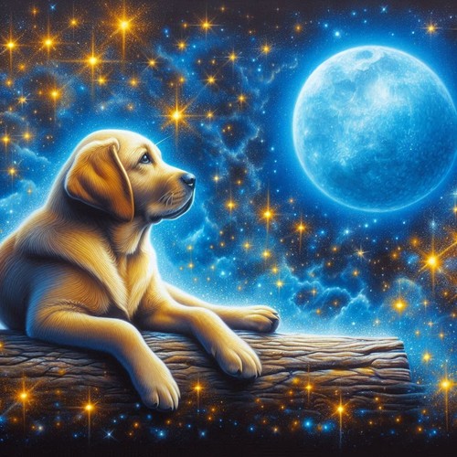 Golden labrador cross - golden, (109)