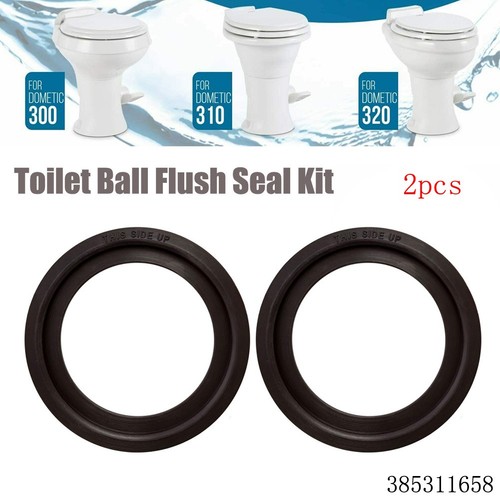 Toilet ball flush seal - 2x,