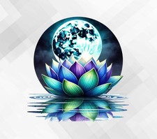 Lotus Flower Wall vinyl decal