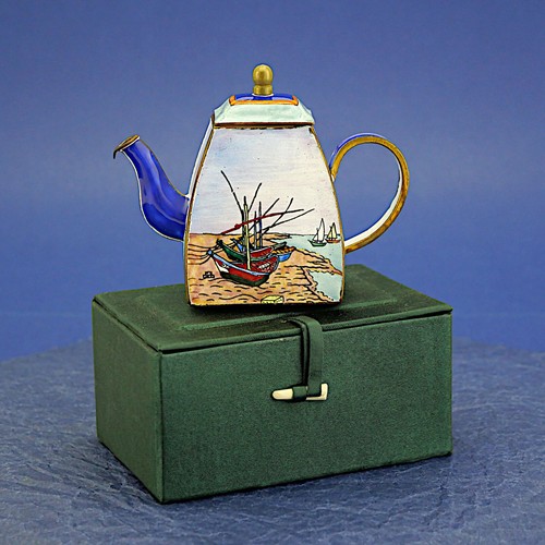 Trade aid miniature - trade, enameled