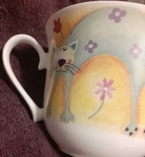 ROY KIRKHAM ½ PINT+. MUG CATS Large  Round MUG 2001