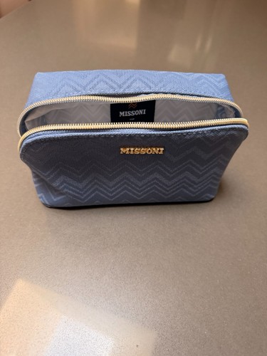 Missoni for delta - blue, zigzag