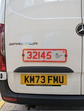 MAGNETIC TRADE PLATE HOLDERS EXTRA STRONG FOR VANS,CARS ANTI SCRATCH