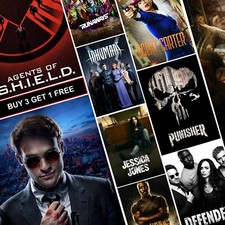 Marvel TV Show Posters A4 A3