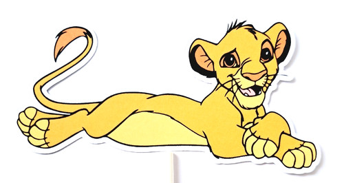 Lion king cake topper - king,