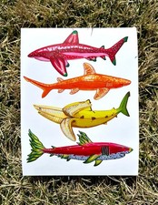 Fruit Shark Art Print