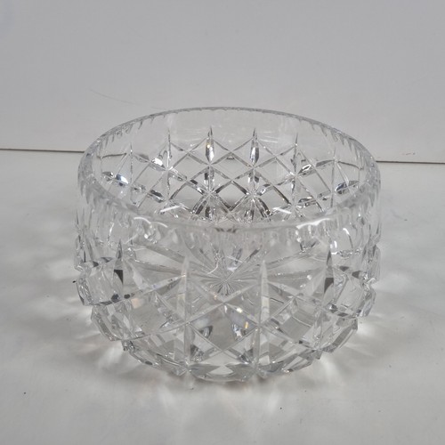 Crystal bowl wide - crystal,