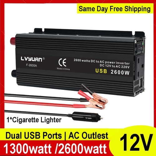 1300w 2600w power inverter - power, 12v