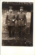 RPPC Postcard Two Soldiers in