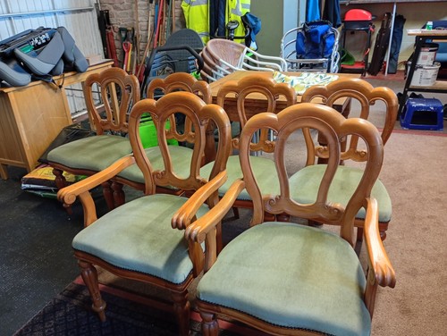 Dining chairs victorian style - chairs,