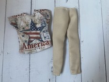 Ken Boy Doll Beige Trousers And Top Outfit Clothes Clothing (S6)