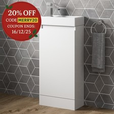 Gloss White Floor Standing