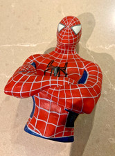 Marvel Spider-Man Plastic Money Box 7.5" 2007 Model Monogram Inc