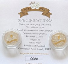 2020 50p silver proof - 2020,