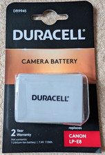 Duracell DR9945 Premium Analog Canon LP-E8 Battery for EOS 550D 600D 700D 7.4V