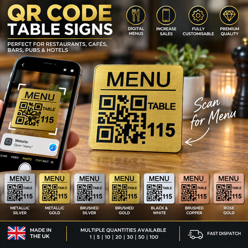Personalised code table - personalised,