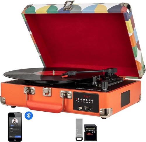Retro bluetooth vinyl record - bluetooth,