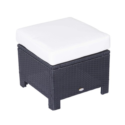 Rattan footstool wicker - footstool,