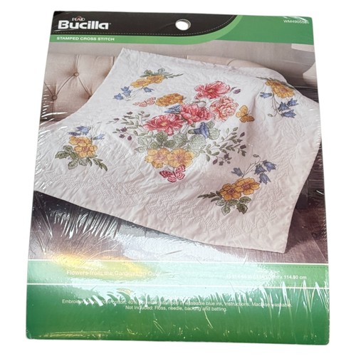 Bucilla lap quilt - flowers, from