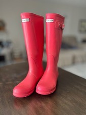 Hunter Sz 7/8 EU 38 Tall Gloss