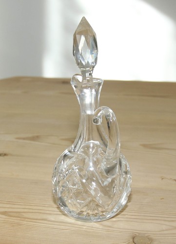 Vintage cut crystal glass - crystal,
